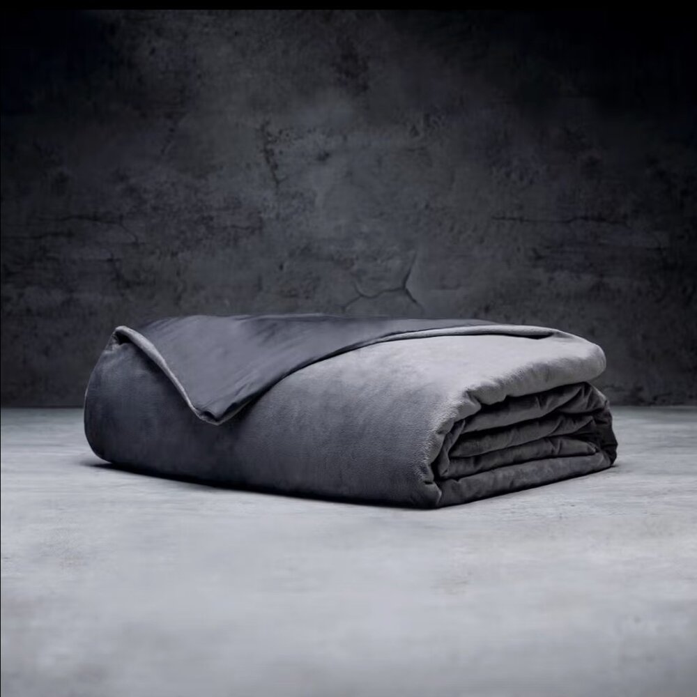 LUXOME Weighted Blanket and Cover, 15lbs
